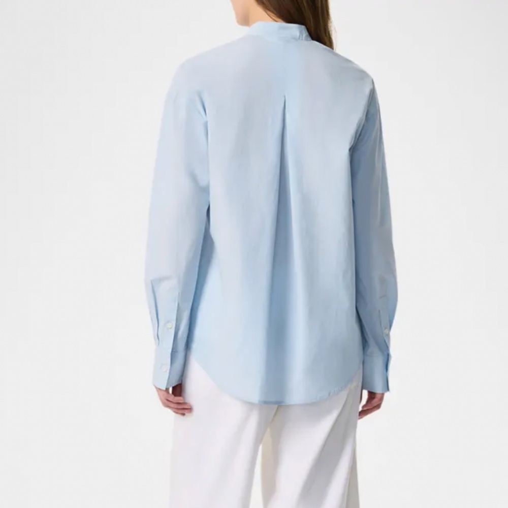RAG & BONE Beautiful Soft Blue Embroidered Button Down Shirt Sz M NEW $248!! - Picture 3 of 8